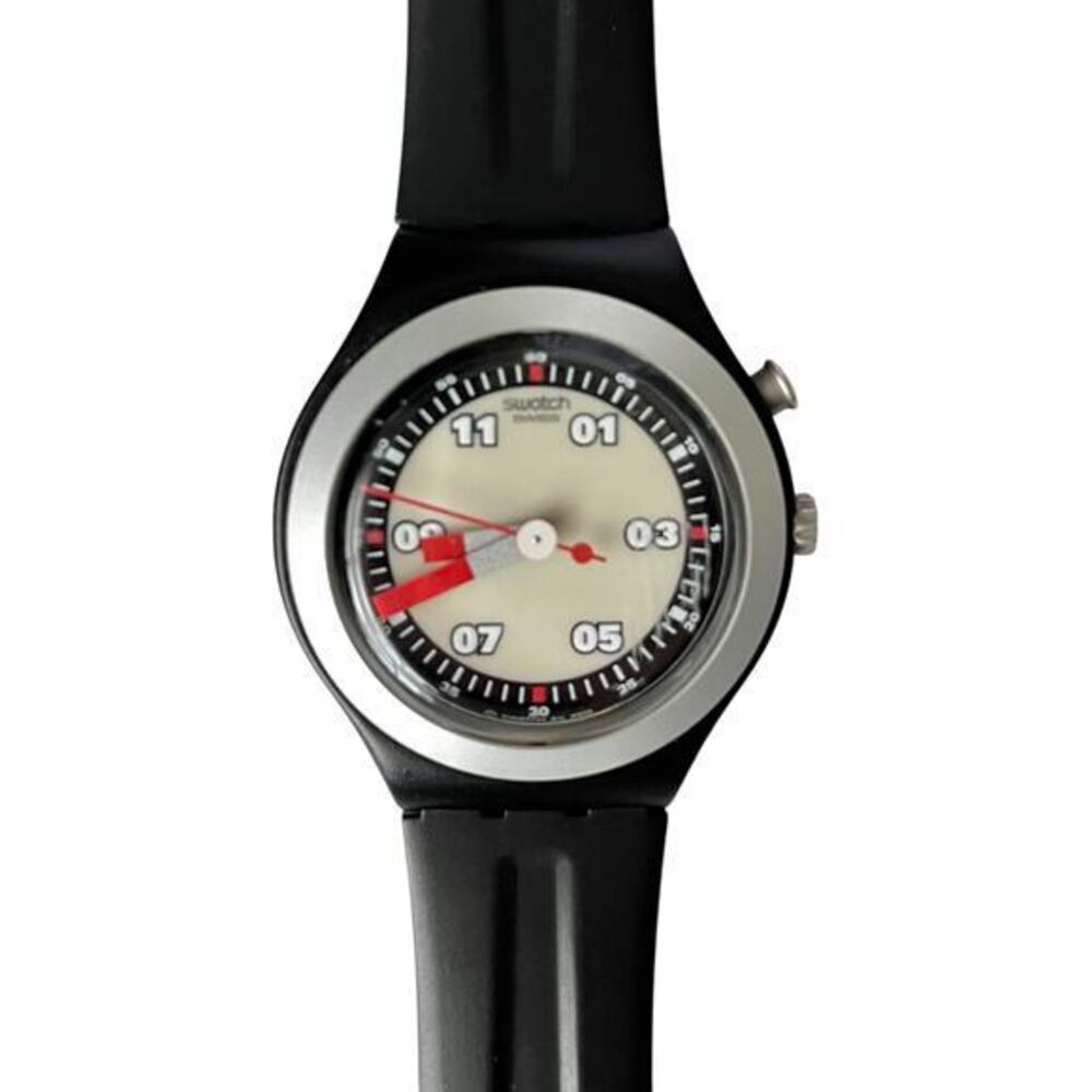 Vintage Swatch Irony Loomi "Enough Time" Aluminum YGB9000 2005 Watch - Running